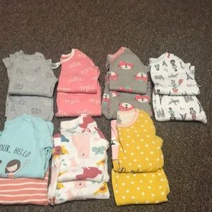 7 long sleeve with matching pants pj sets